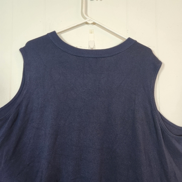J Jason Wu Fisherman Tunic Sleeveless Knit Top Side Button Detail Size 5x - Picture 8 of 14